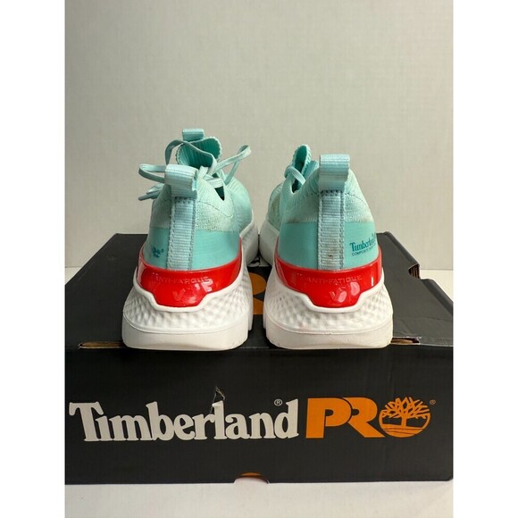 .10166 Timberland Blue, Safety Toe Work Shoes-US 6 Womens Wide - Picture 5 of 5